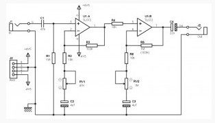 Low Cost Pre-amplifier Circuit based TL072
