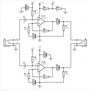 Asymmetric Pre-amplifier Circuit