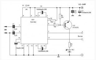 Car Power Amplifier based TDA1562