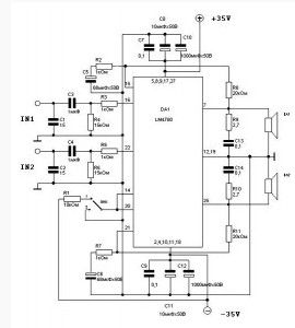 60 / 120 watts Power Amplifier LM4780