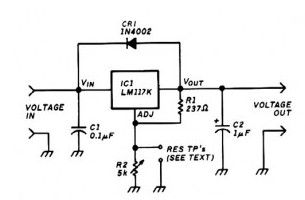 Variable Voltage Regulator based LM117