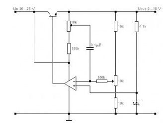 Voltage regulator with zero ripple