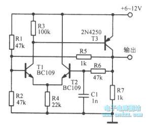 20kHz multivibrator circuit