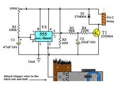 Touch Alarm Circuit Diagram - Touch Alarm System - Touch Alarm Circuit Diagram