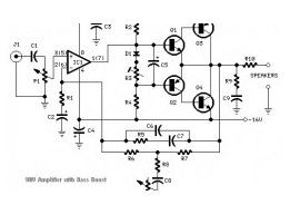 Transistored 10W Audio Amplifier