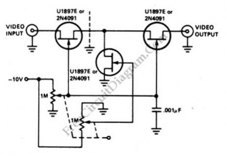 Voltage Controlled Variable Gain Video Amplifier