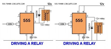 DRIVING A RELAY Circuit
