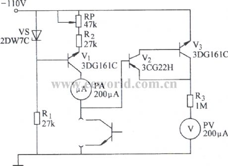 Reverse breakdown voltage test circuit