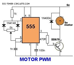 MOTOR PWM Circuit