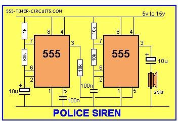 POLICE SIREN Circuit