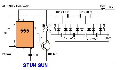 STUN GUN Circuit