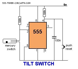 TILT SWITCH Circuit