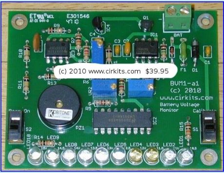 BVM1 - 12 Volt Battery Voltage Monitor