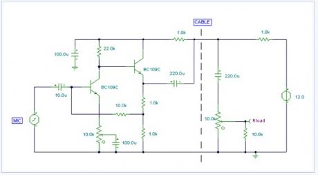Audio Perimeter Monitor electronic circuit
