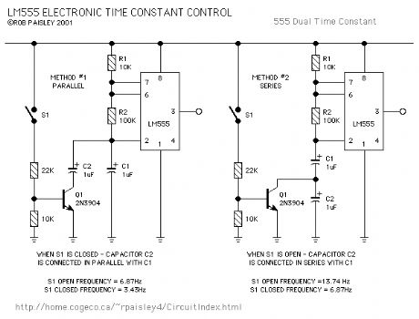 Electronic Time Constant Control