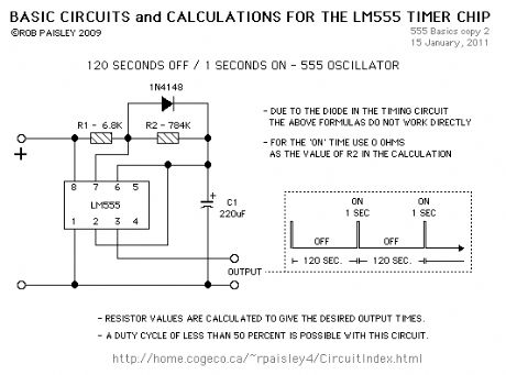 Basic Circuits For The LM555 Timer 2
