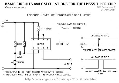 Basic Circuits For The LM555 Timer 5