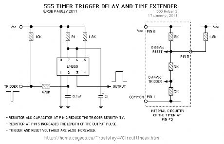 555 Timer Helpers Schematic