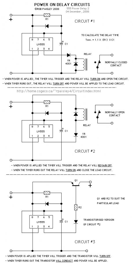 Power ON Delay Circuits