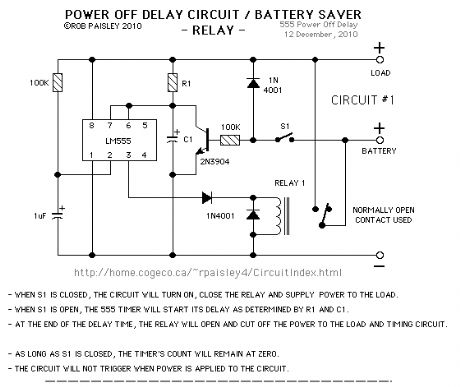 Power OFF Delay Circuits