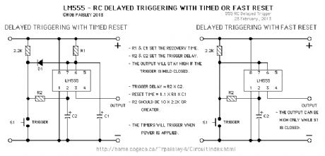 RC Delayed Timer Triggering