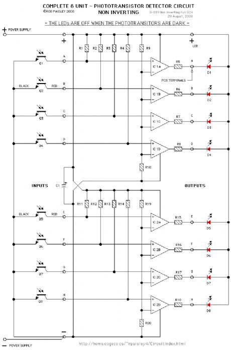 Typical 8 Photo-Detector Circuit