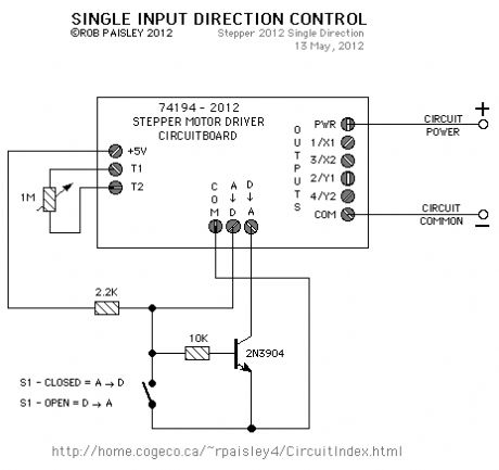 Single Input Direction Control