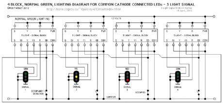 3 Light - Common Cathode LED Connections