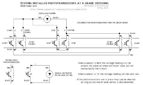 Testing Phototransistor Installations