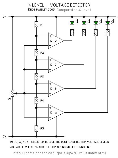 4 Level Detector Schematic