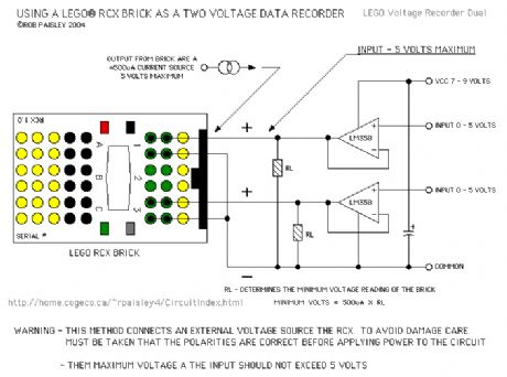 Dual Voltage Recorder Input Circuit
