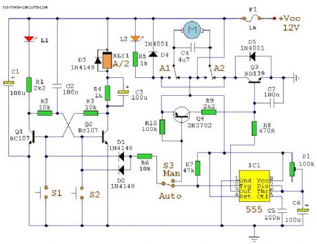 AUTOMATIC CURTAIN CLOSER Circuits