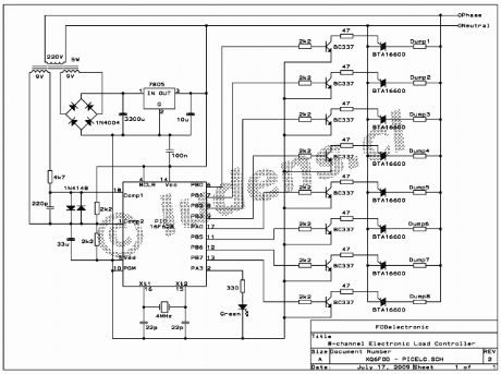 Electronic Load Controller for microhydro system