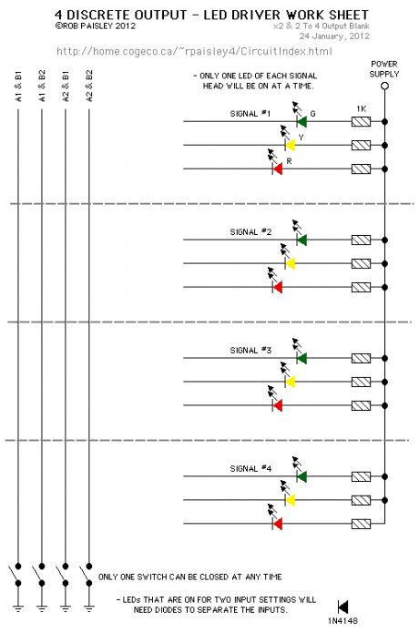 Example Signal Circuit Work Sheet
