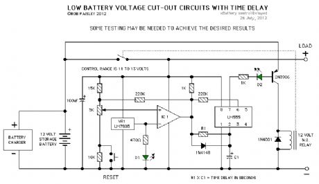 Low Battery Voltage Cutout Circuits 2