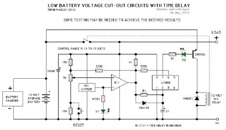 9v low battery indicator circuit 9v low battery indicator circuit