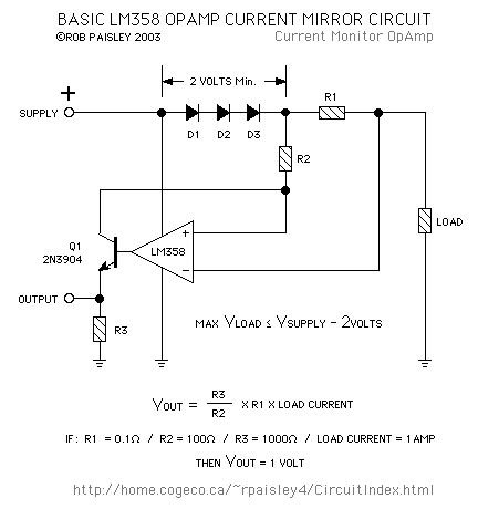 OpAmp - High Side Current Monitor