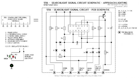 556 - Searchlight Signal Driver Schematic