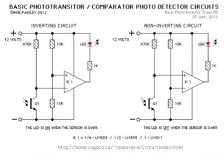 Basic Phototransistor Detector