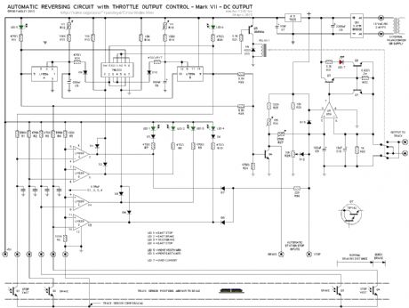 Automatic Reversing Circuit Schematic - DC Output