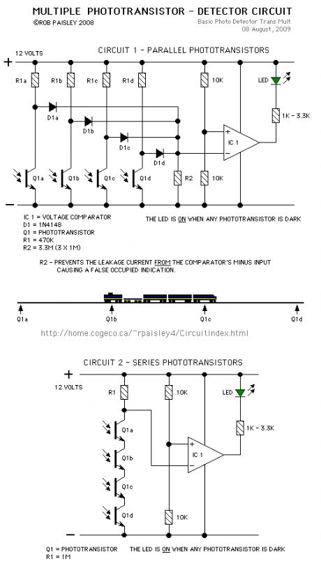 Using Multiple Phototransistors