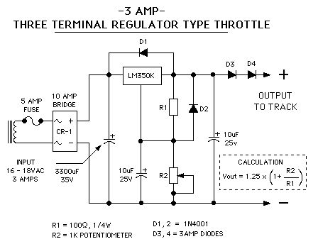 Three Terminal Regulator Type Throttle