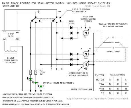 Stall-Motor Routing Control Circuits