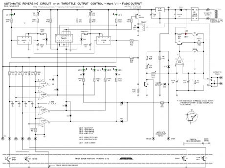 Automatic Reversing Circuit Schematic - FWDC Output