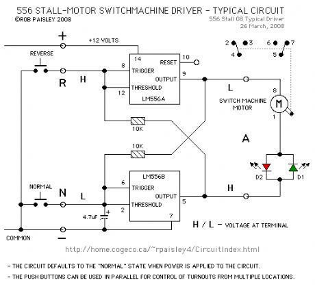 Typical Switch Machine Driver Circuit