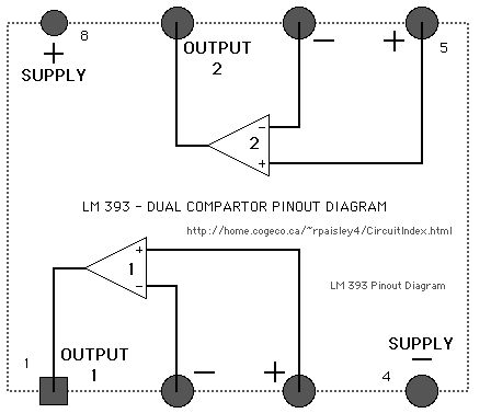 LM339- quad compartor pinput diagram 2