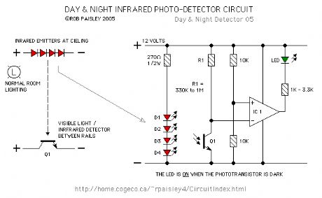 Day and Night Detector Circuit