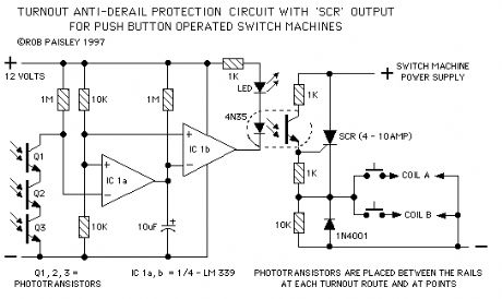 Push Button Type Protection Circuit with 'SCR' Output