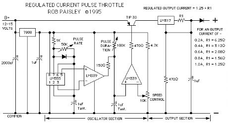 A Regulated Current Pulse Throttle