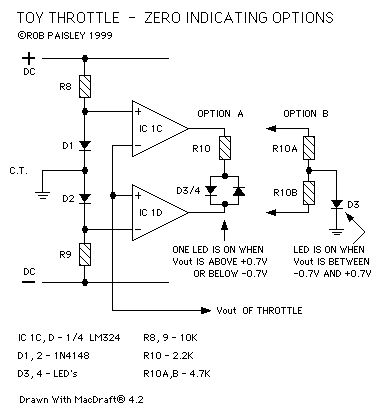Toy Throttle with Zero Indication